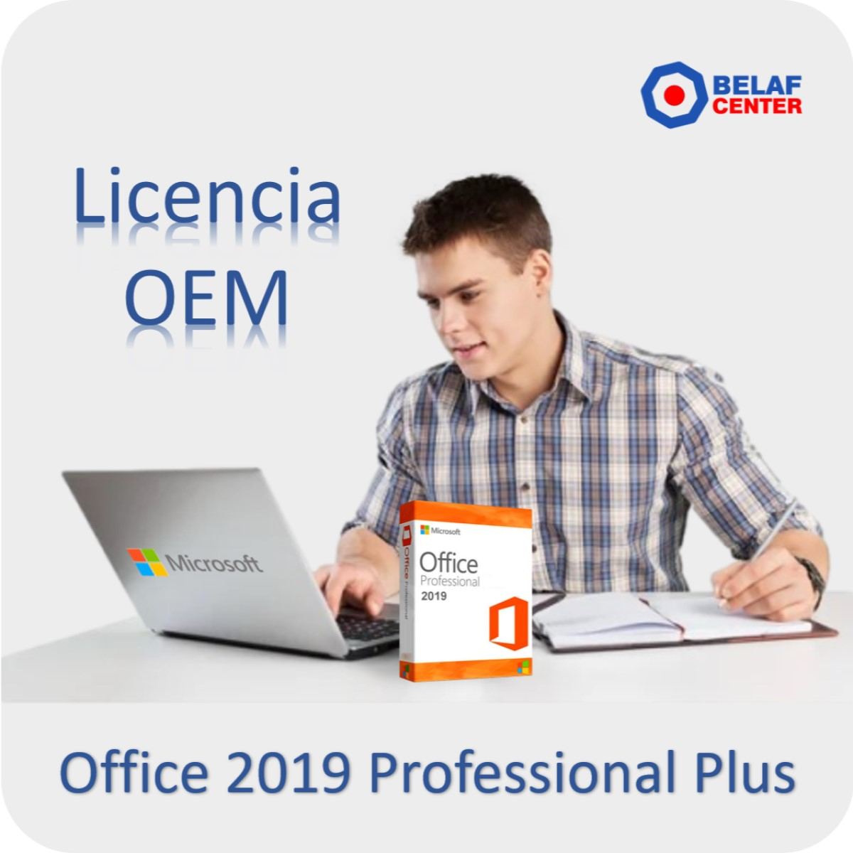Office 2019 Profesional Plus para Resultados Increíbles office 2019 profesional plus joven trabajando en su laptop.