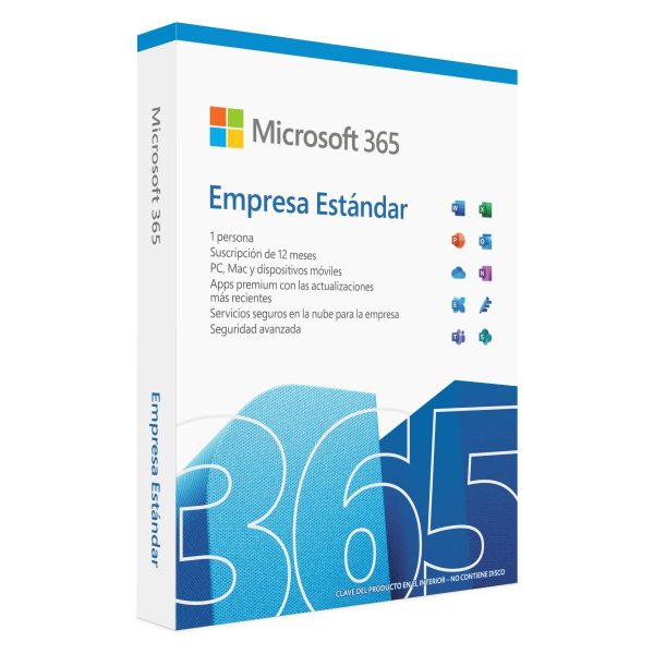 Microsoft 365 empresa estándar, caja de presentación