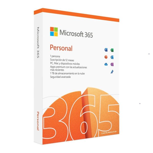 Microsoft 365 personal, presentación en caja