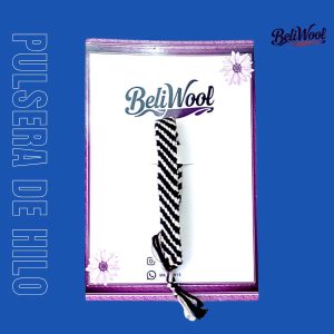 Pulsera espiral presentación en su empaque de cartón con logo