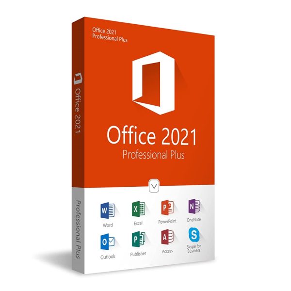 Office 2021 Profesional Plus, presentación en caja