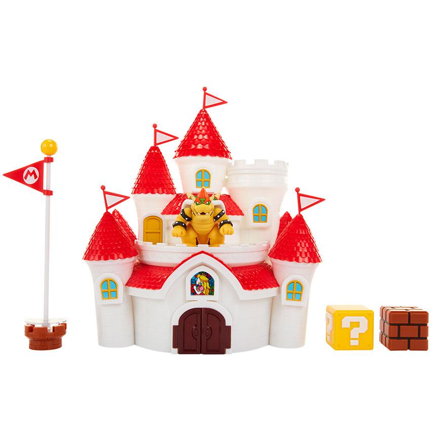 Nintendo Playset Castillo Mushroom 16 piezas Nintendo Playset castillo vista frontal