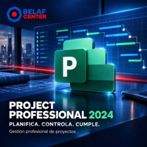 Project profesional 2024 con logo de belaf center
